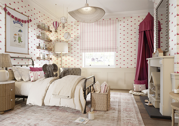 May Day, Stripe Brights - Twist&Fit Roman Blind - Image 6